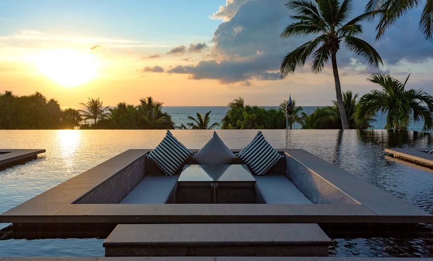 The ULTIMATE Sea View resort experience with Sunken Lounges and Shallow Infinity Terrace Pools