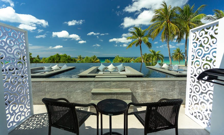 The ULTIMATE Sea View resort experience with Sunken Lounges and Shallow Infinity Terrace Pools